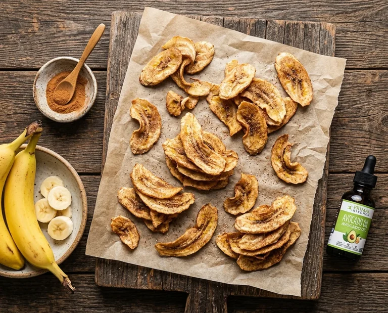 Cinnamon-Sugar Air Fryer Banana Chips