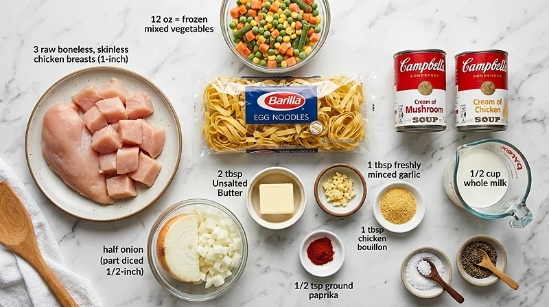 Classic Chicken Pot Pie Pasta