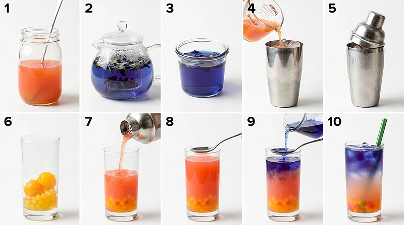 Tropical Butterfly Refresher 3 Color Changing Drink Recipe