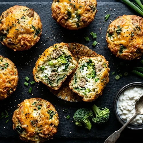Cottage Cheese Breakfast Muffins