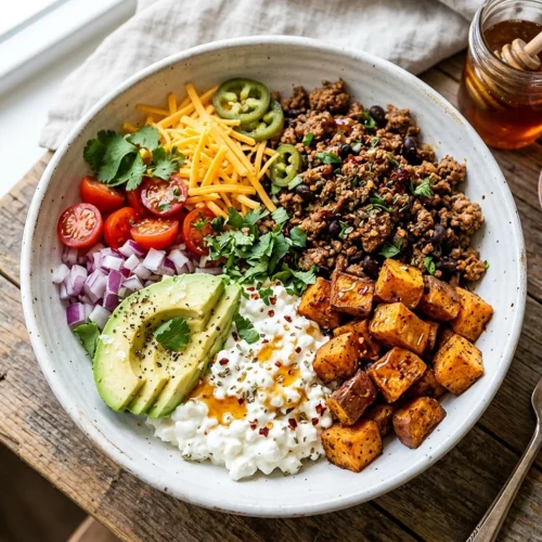 Cottage Cheese Taco Bowl
