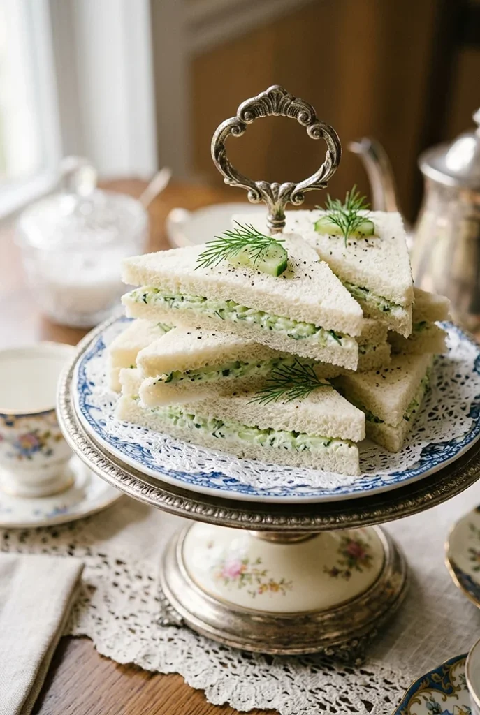Cream Cheese Cucumber Sandwich