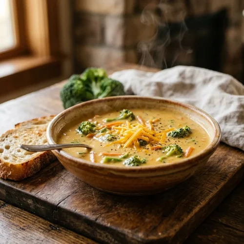 Creamy Broccoli Cheddar Soup