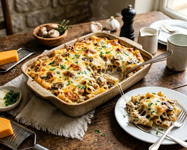 Creamy Chicken Pasta Bake