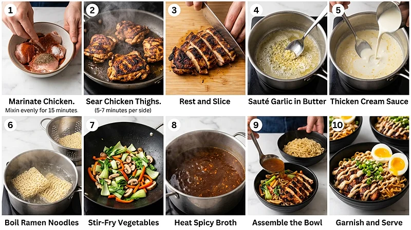 Creamy Chicken Ramen Recipes