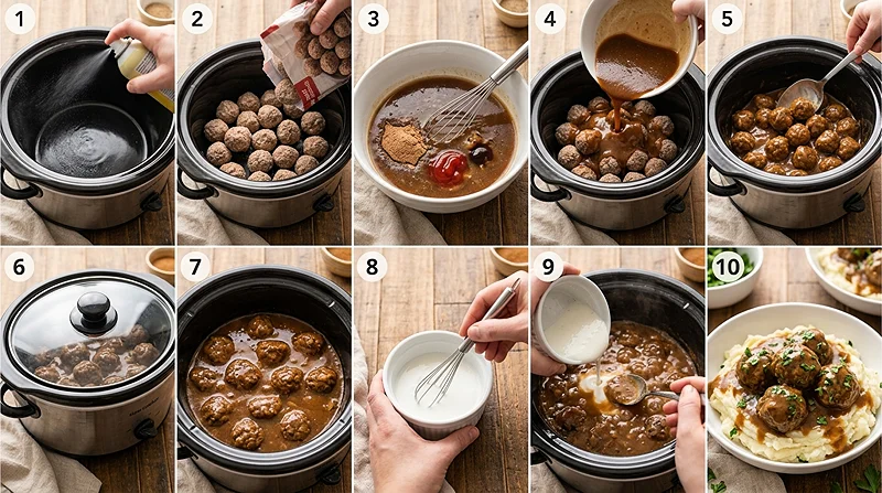 Crockpot Meatball And Gravy Recipes