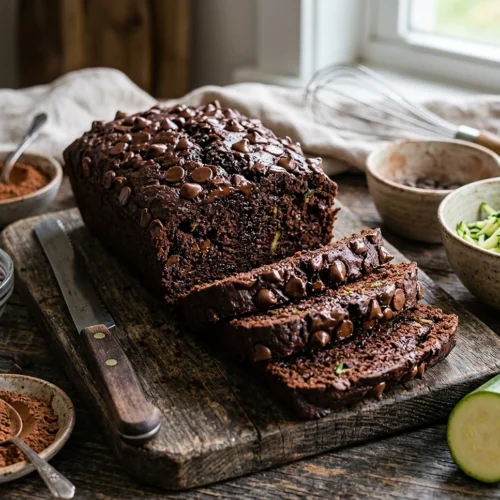 Double Chocolate Zucchini Bread