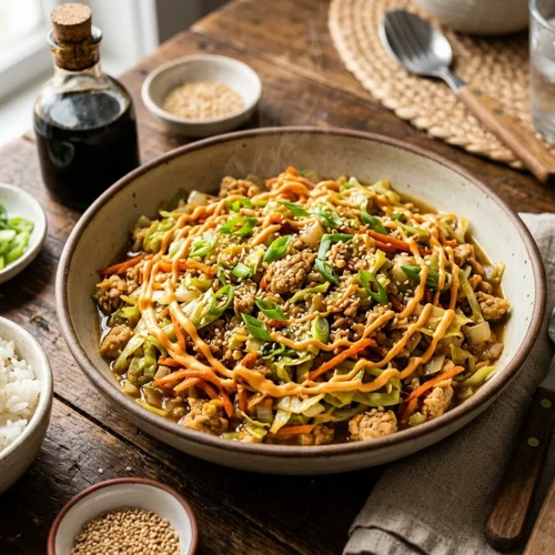 Easy Egg Roll in a Bowl