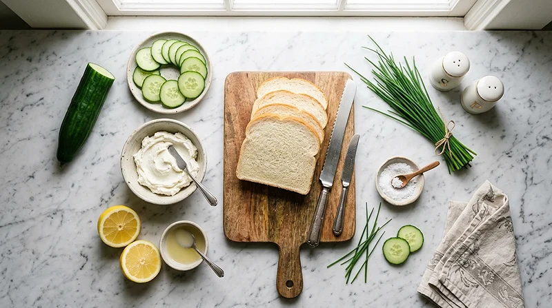 Easy tea party sandwiches