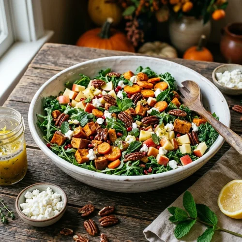 Harvest Salad with Lemon Thyme Dressing