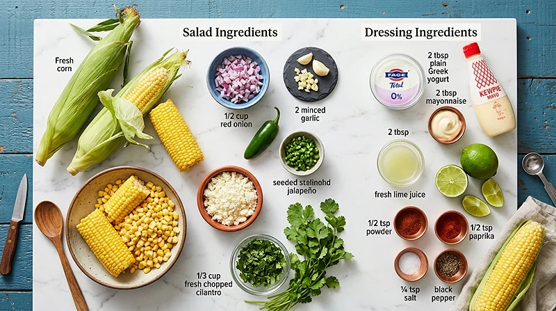 Street Corn Salad with Greek Yogurt 2 High Protein Street Corn