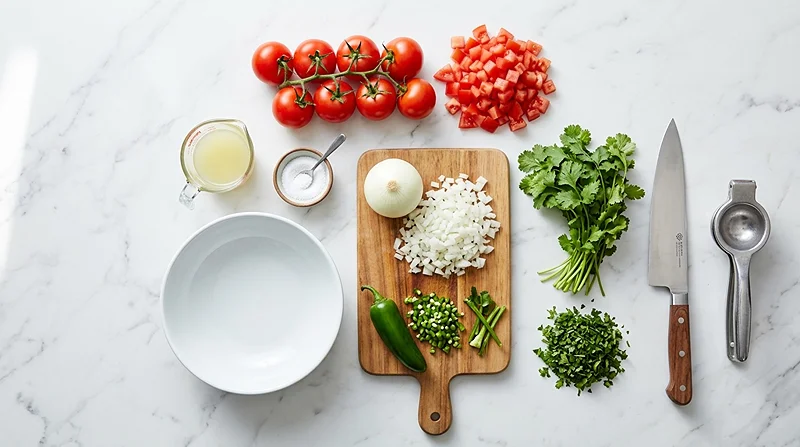 Homemade Pico de Gallo