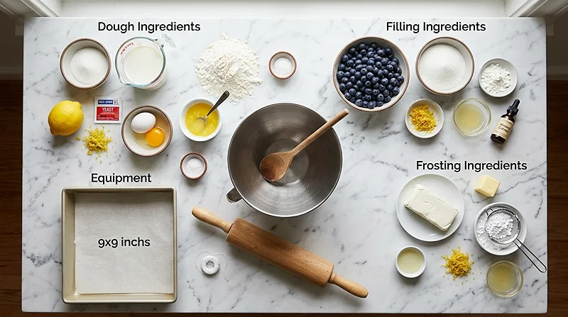Lemon Blueberry Rolls Recipe