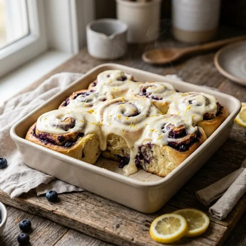 Lemon Blueberry Sweet Rolls