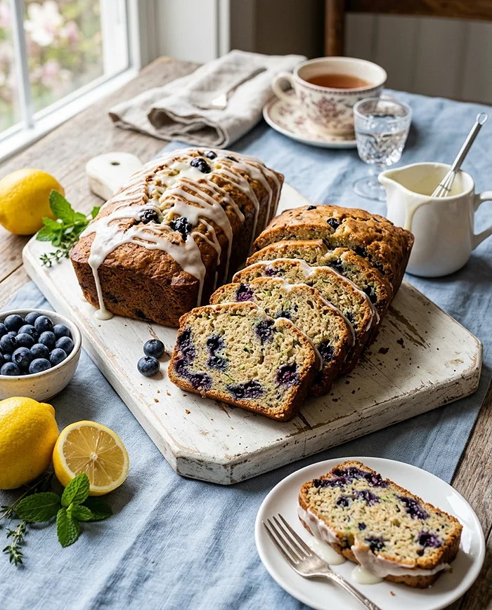 Blueberry Zucchini Bread 4 Lemon Zucchini Bread