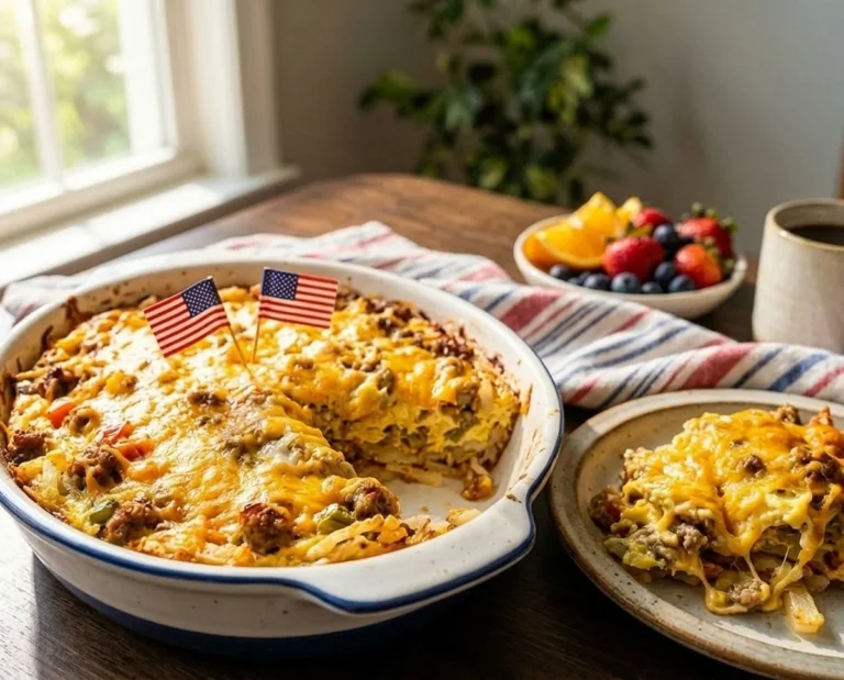 Memorial Day Breakfast Casserole