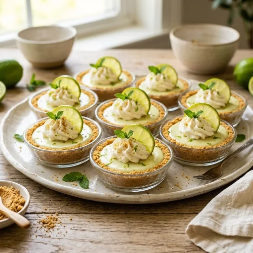 Mini No Bake Key Lime Pies