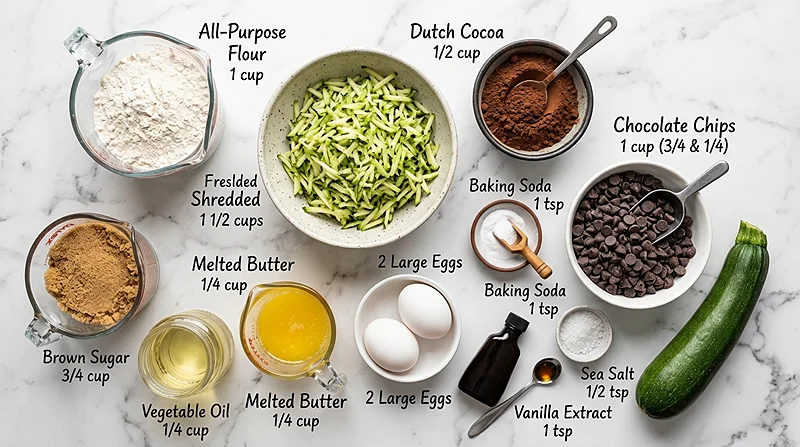 Chocolate Zucchini Bread 2 One Bowl Zucchini Bread