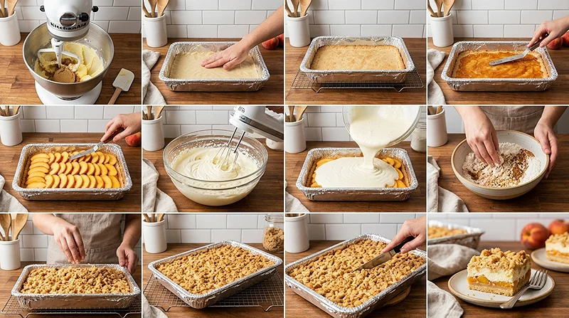 Peach Cobbler Bar