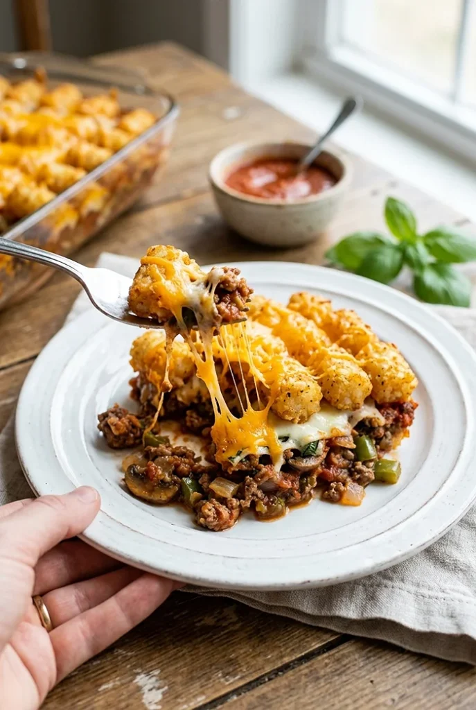 Pizza Tot Casserole 4 Pizza Casserole Recipes