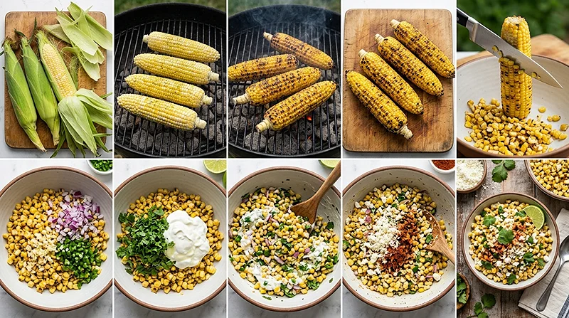 Street Corn Salad with Greek Yogurt 3 Quick Side Dishes For Dinner Healthy