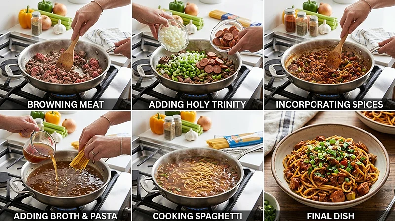 Spaghetti with Meat Sauce and Cheese