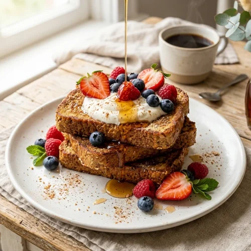 Protein French Toast with Greek Yogurt