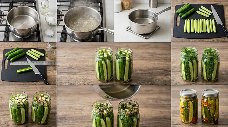 Rustic Pickled Cucumbers