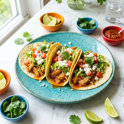 Shredded Chicken Tacos