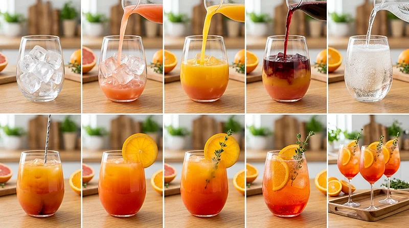 Sparkling Aperol Cocktail