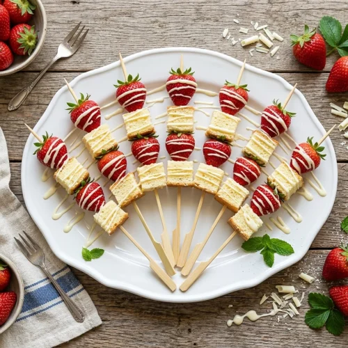 Strawberry Shortcake Kabobs Recipe