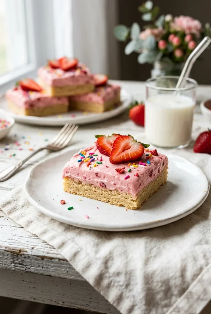Sugar Cookie Strawberry Dessert