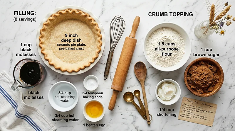 Traditional Shoofly Pie