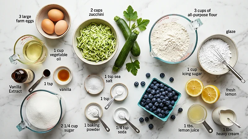 Blueberry Zucchini Bread 2 Zucchini Recipes Dessert