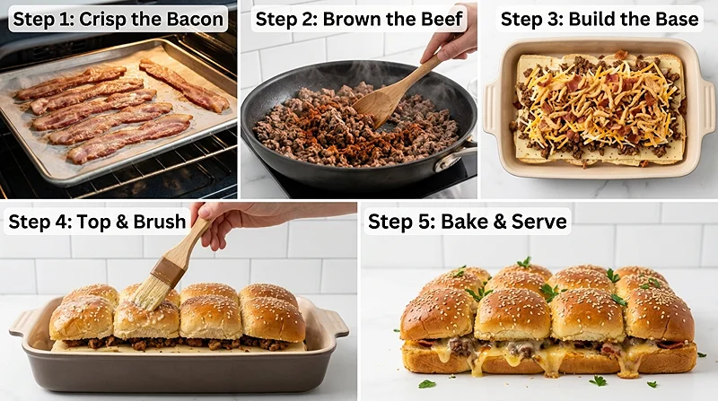 bacon cheeseburger bites