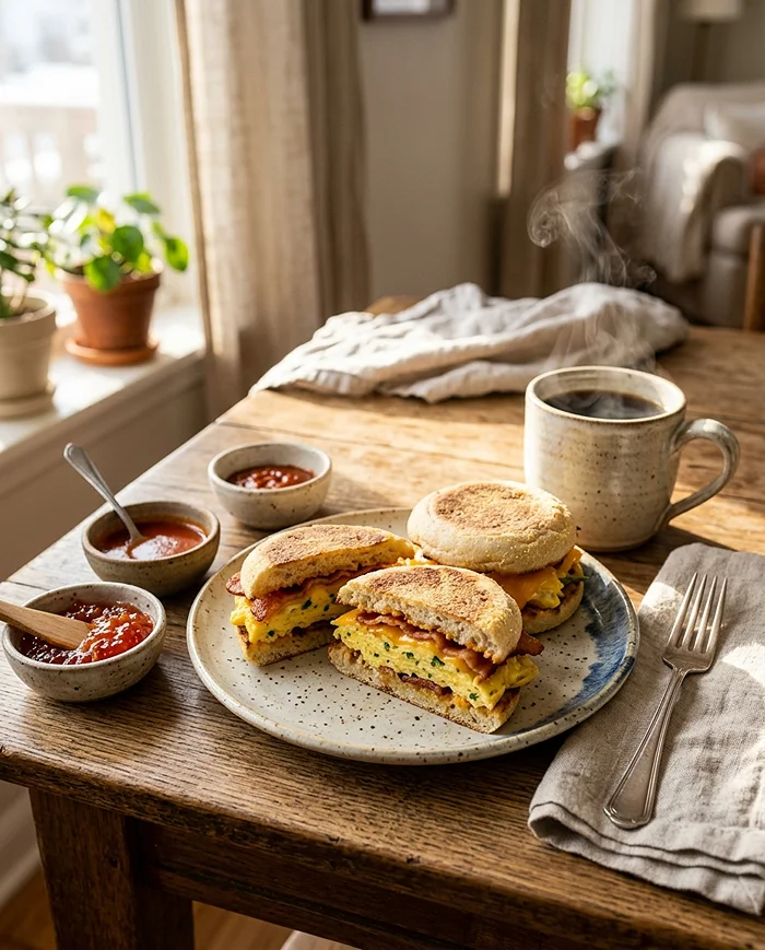 Make Ahead Breakfast Sandwiches 4 busy morning breakfast