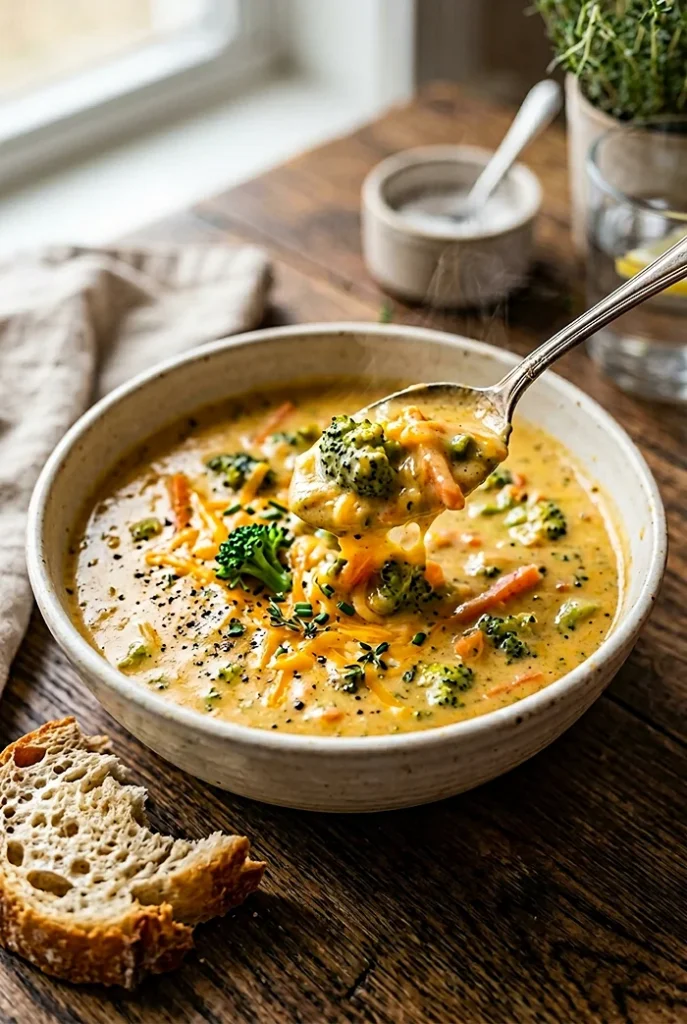 cheesy vegetable soup