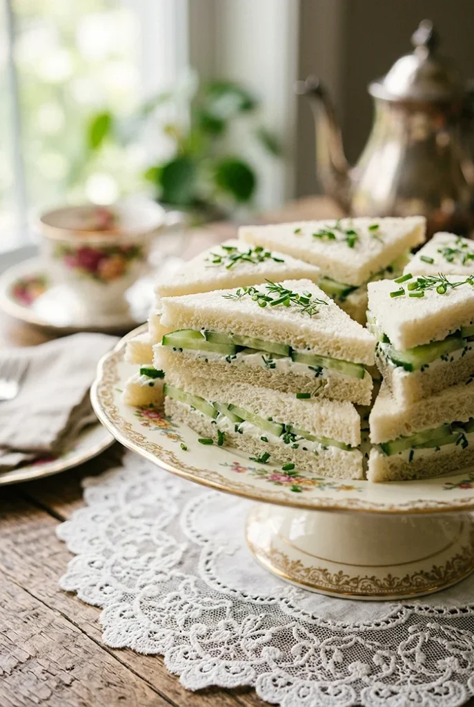classic cucumber sandwiches
