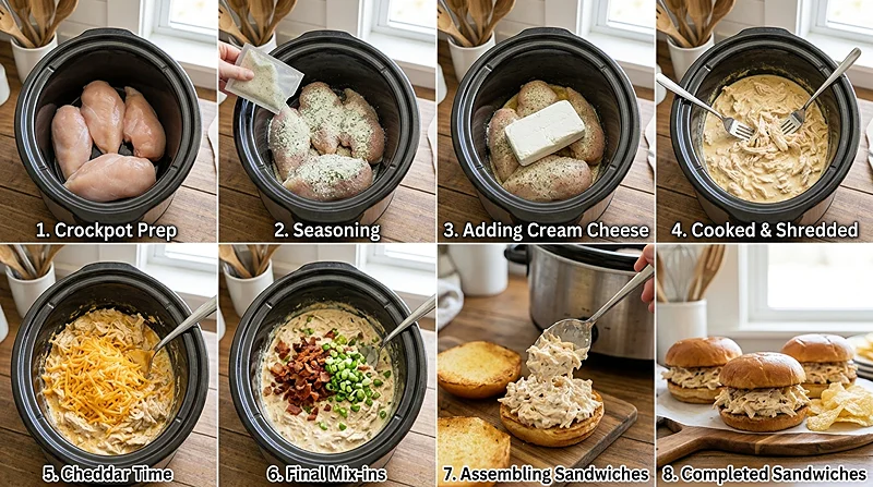 Crockpot Crack Chicken Sandwiches 3 crack chicken recipe