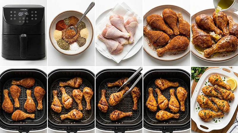 crispy chicken drumsticks
