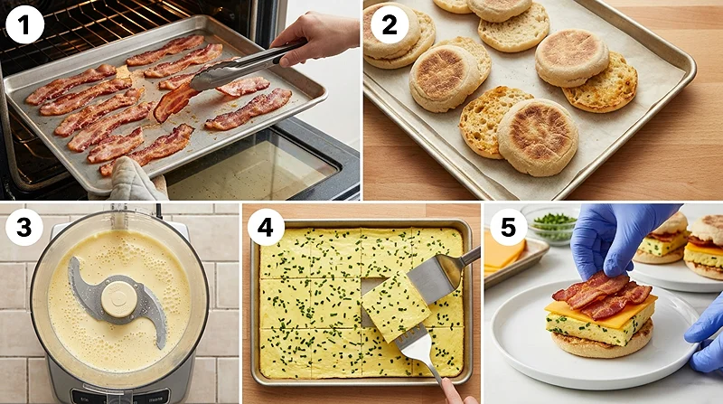 Make Ahead Breakfast Sandwiches 3 easy breakfast meal prep