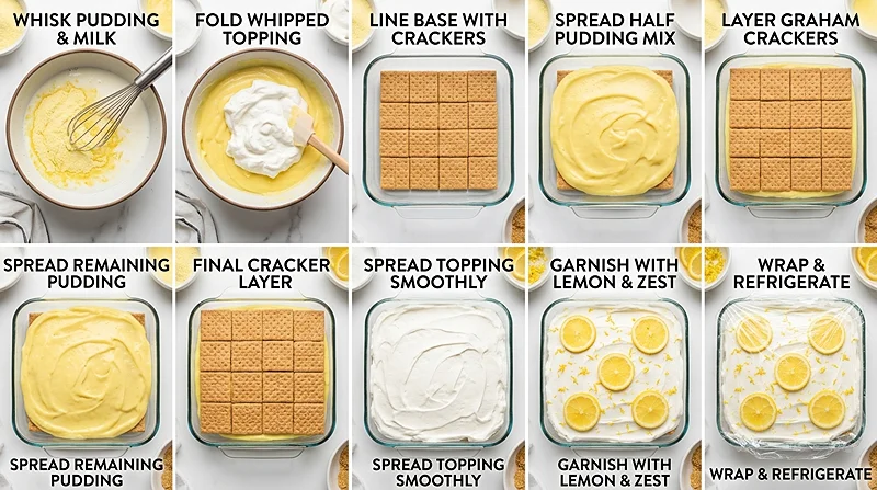 no bake lemon dessert