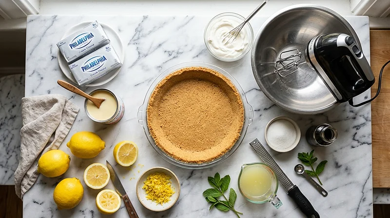 Lemon Icebox Pie 2 easy summer dessert