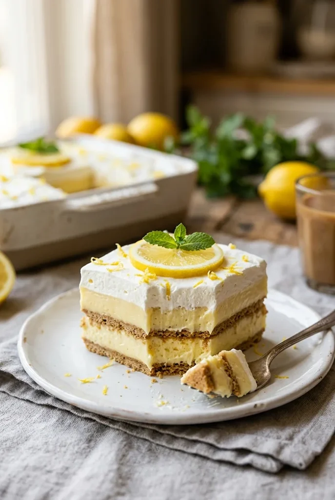 no bake lemon dessert