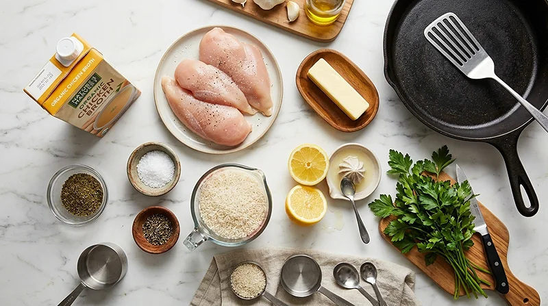 one pan chicken and rice