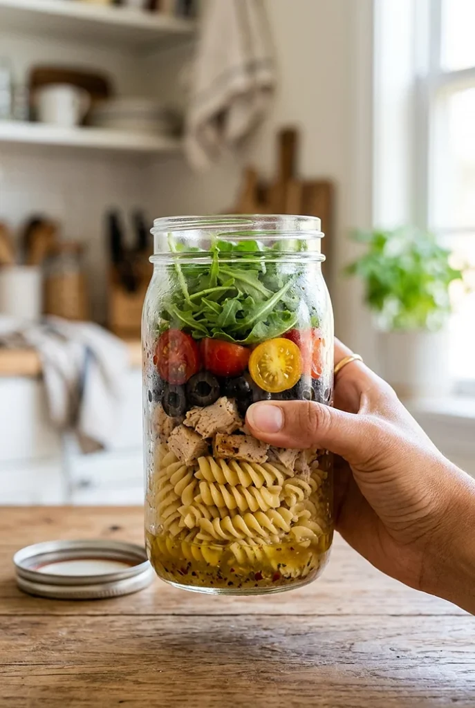 pasta salad meal prep