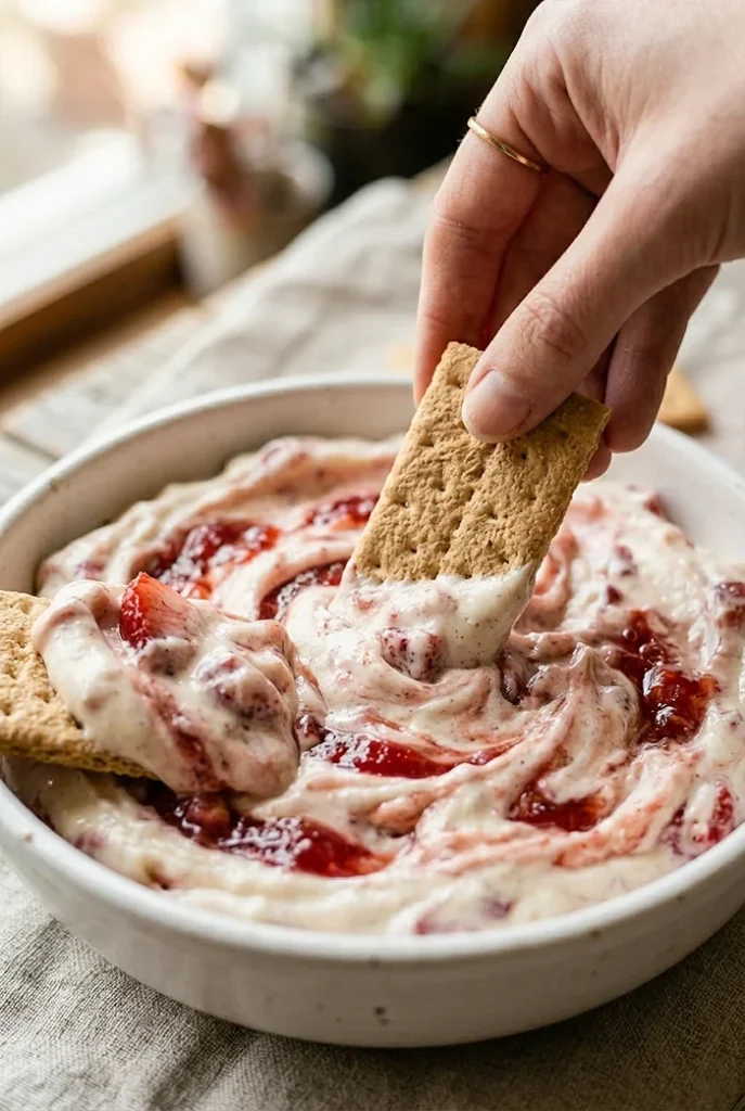 strawberry cream cheese dip