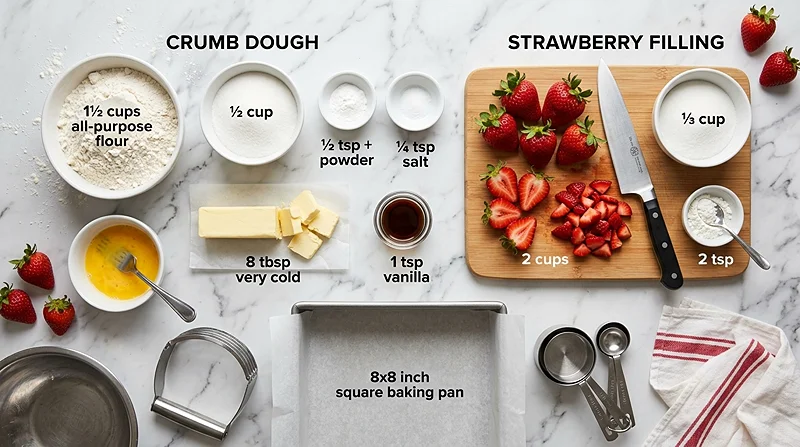 strawberry dessert bars