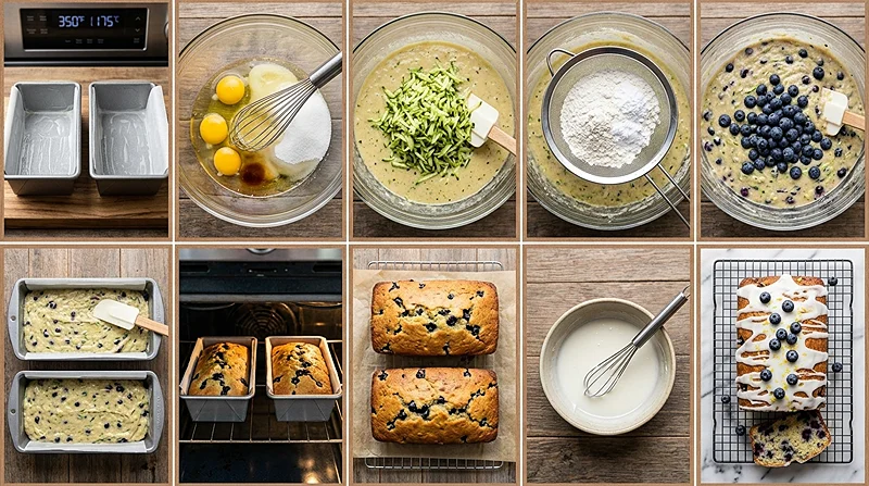 Blueberry Zucchini Bread 3 zucchini bread