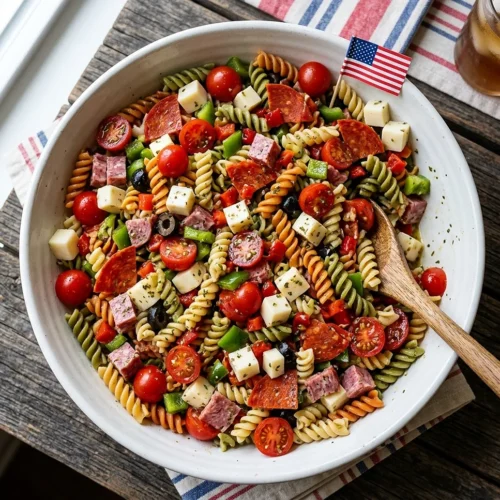 4th of July High Protein Pasta Salad 5 4th of July High Protein Pasta Salad